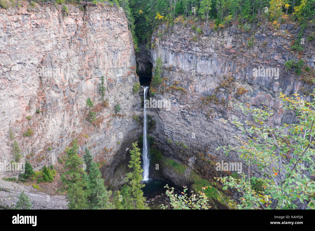 Spahats falls Clearwater British Columbia Kanada Stockfoto