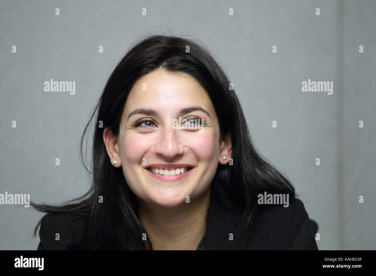 Luciana Berger MP von der Labour Party, Konferenz in Liverpool am 27. September 2011. Stockfoto