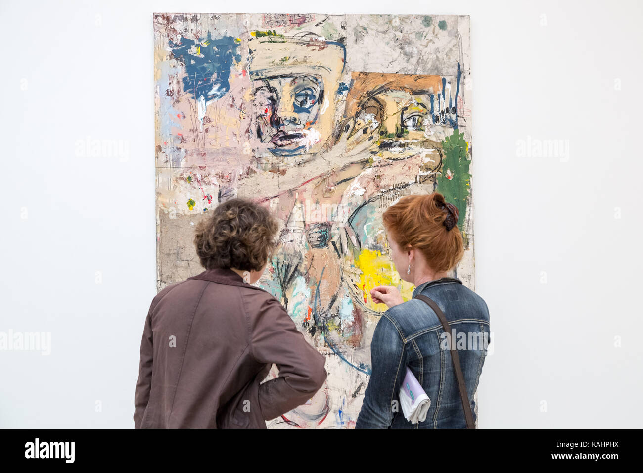 London, Großbritannien. 26 Sep, 2017. Saatchi Gallery Ikonoklasten Ausstellung: Kunst aus dem Mainstream. Neue Ausstellung mit Arbeiten von 13 zeitgenössischen Künstlern. Credit: Guy Corbishley/Alamy leben Nachrichten Stockfoto