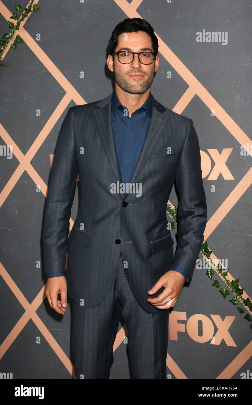 Los Angeles, CA, USA. September 2017. Tom Ellis bei Arrivals für die FOX Fall Party, CATCH LA in West Hollywood, Los Angeles, CA 25. September 2017. Quelle: Priscilla Grant/Everett Collection/Alamy Live News Stockfoto