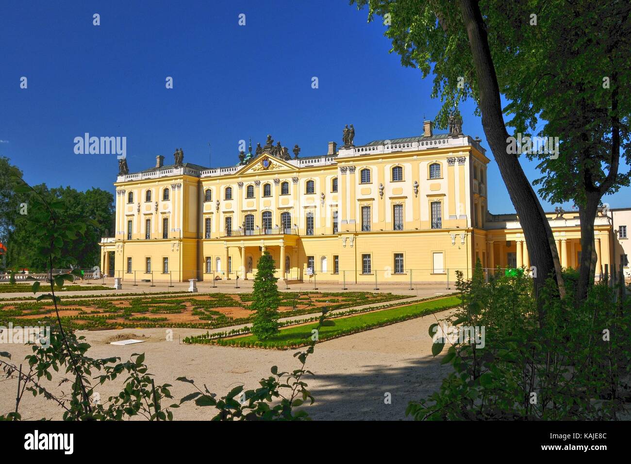 Bialystok - die größte Stadt im Nordosten Polens und Hauptstadt der Woiwodschaft Podlachien. Branicki Palast, auch als die Polnische Versailles bekannt Stockfoto