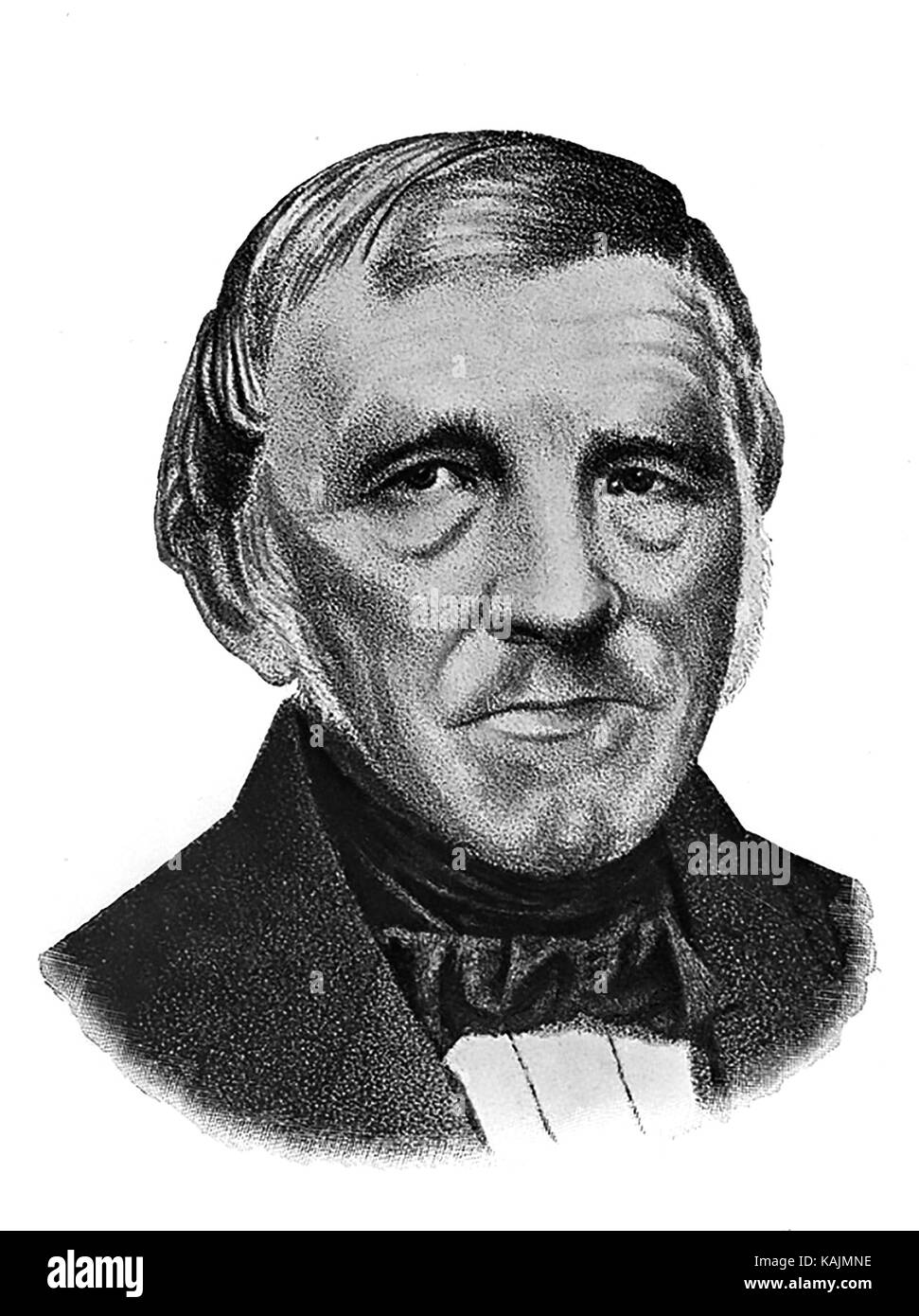 JOHANN ENCKE (1791-1865) Deutscher Astronom Stockfoto