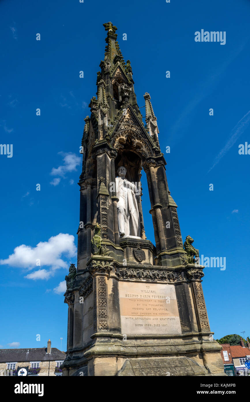 Gedenkstätte von George Gilbert Scott zu Herrn Feversham, Helmsley, North Yorkshire Stockfoto
