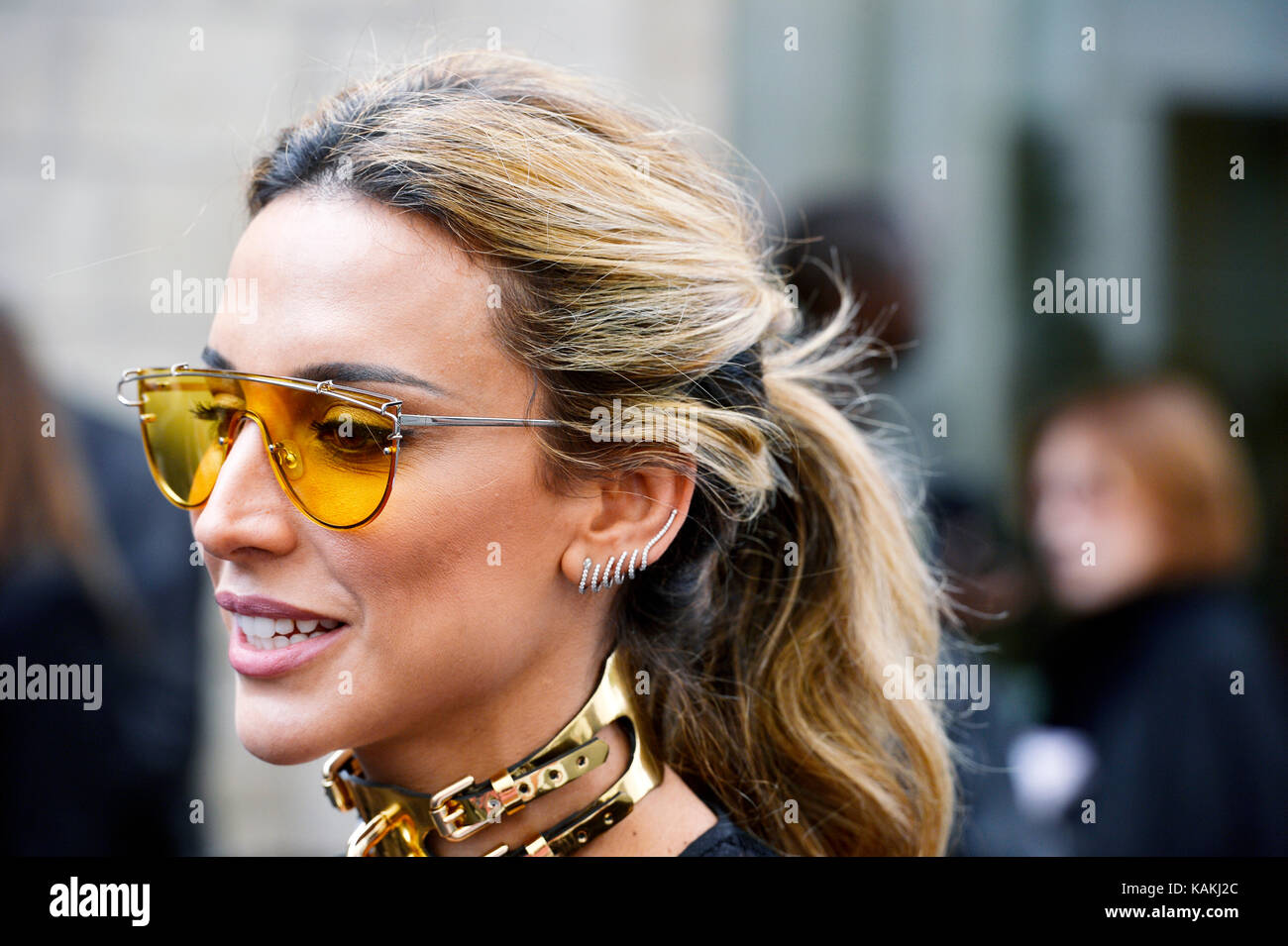 Bereit im Frühjahr/Sommer 2018 - Paris Fashion Week zu Tragen - Außerhalb von Dior - Musée Rodin - Rue de Varenne Stockfoto