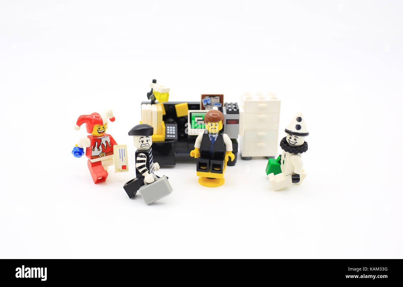 Lego clown Stockfoto