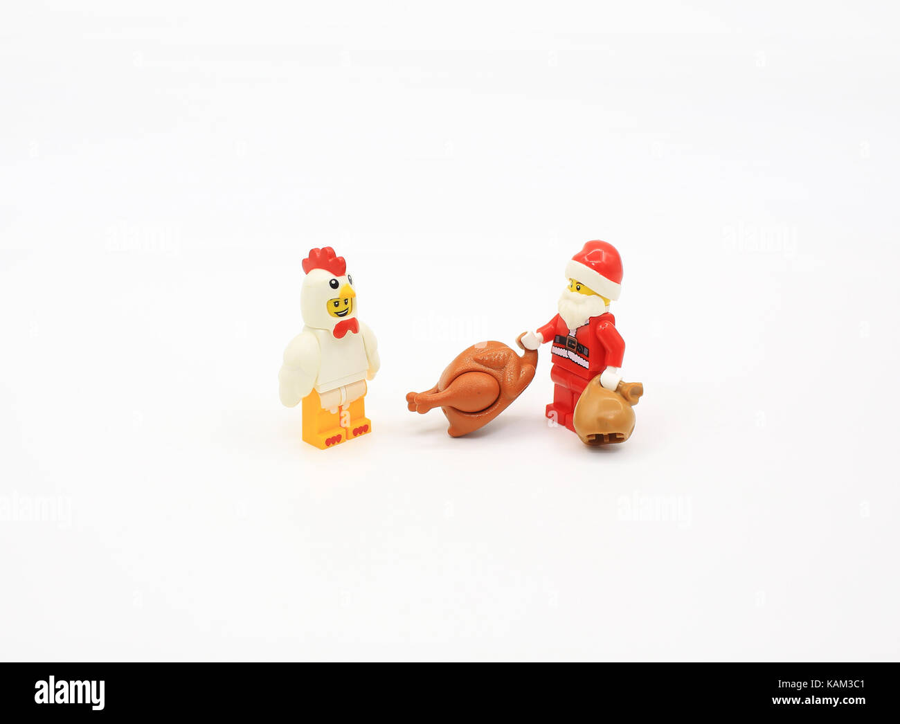 Lego santa claus Stockfoto