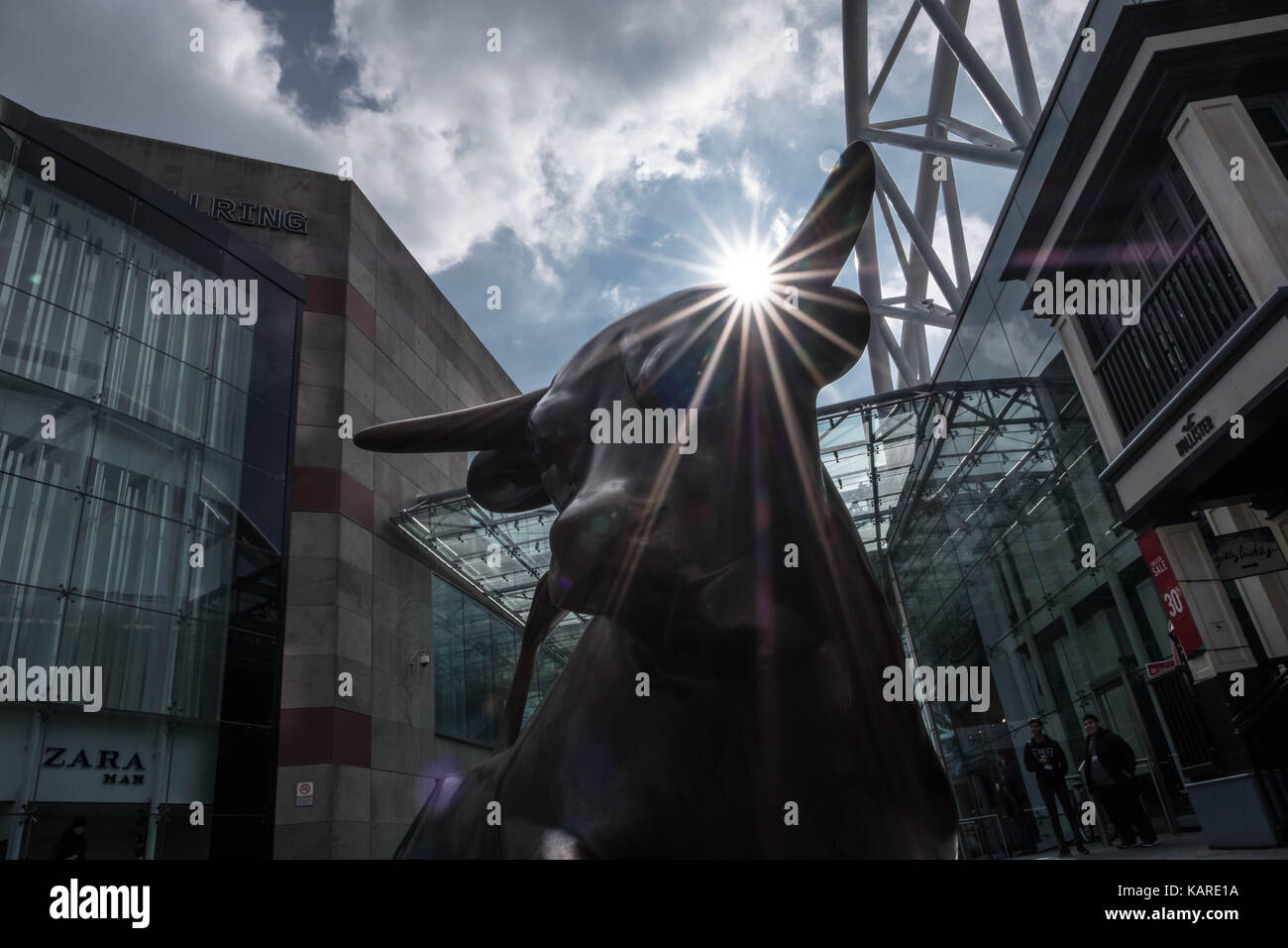 Skyline von Birmingham City centre Stockfoto