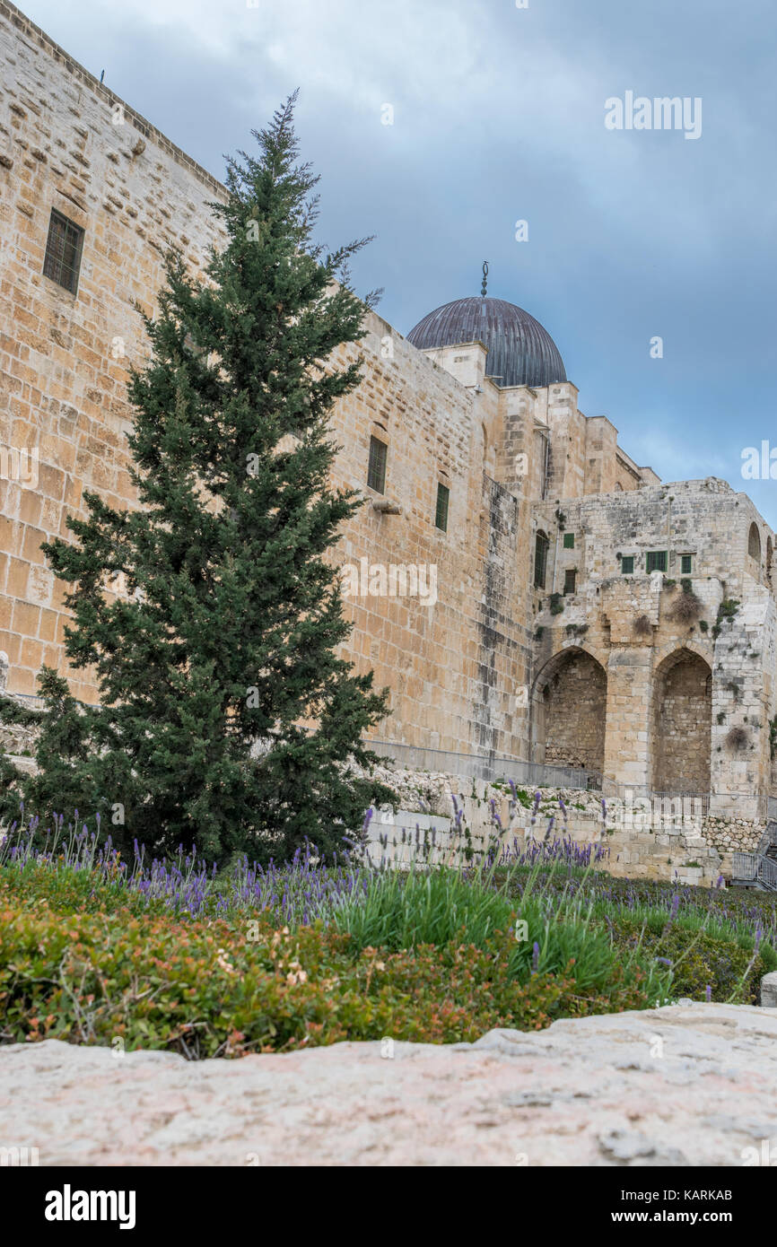 Tempel von Jerusalem näher Stockfoto