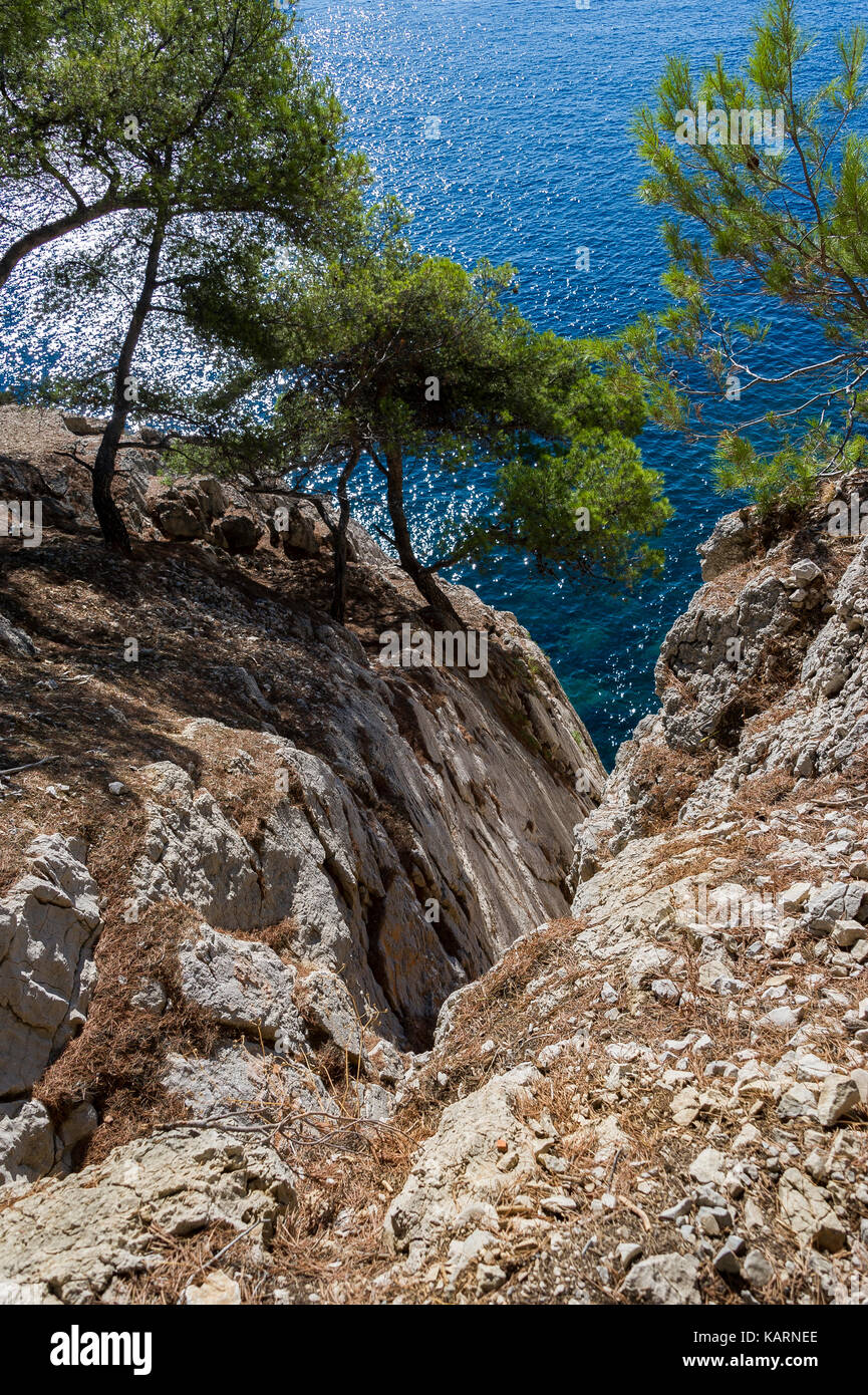 CASSIS, LES CALANQUES, BDR FRANKREICH 13 Stockfoto