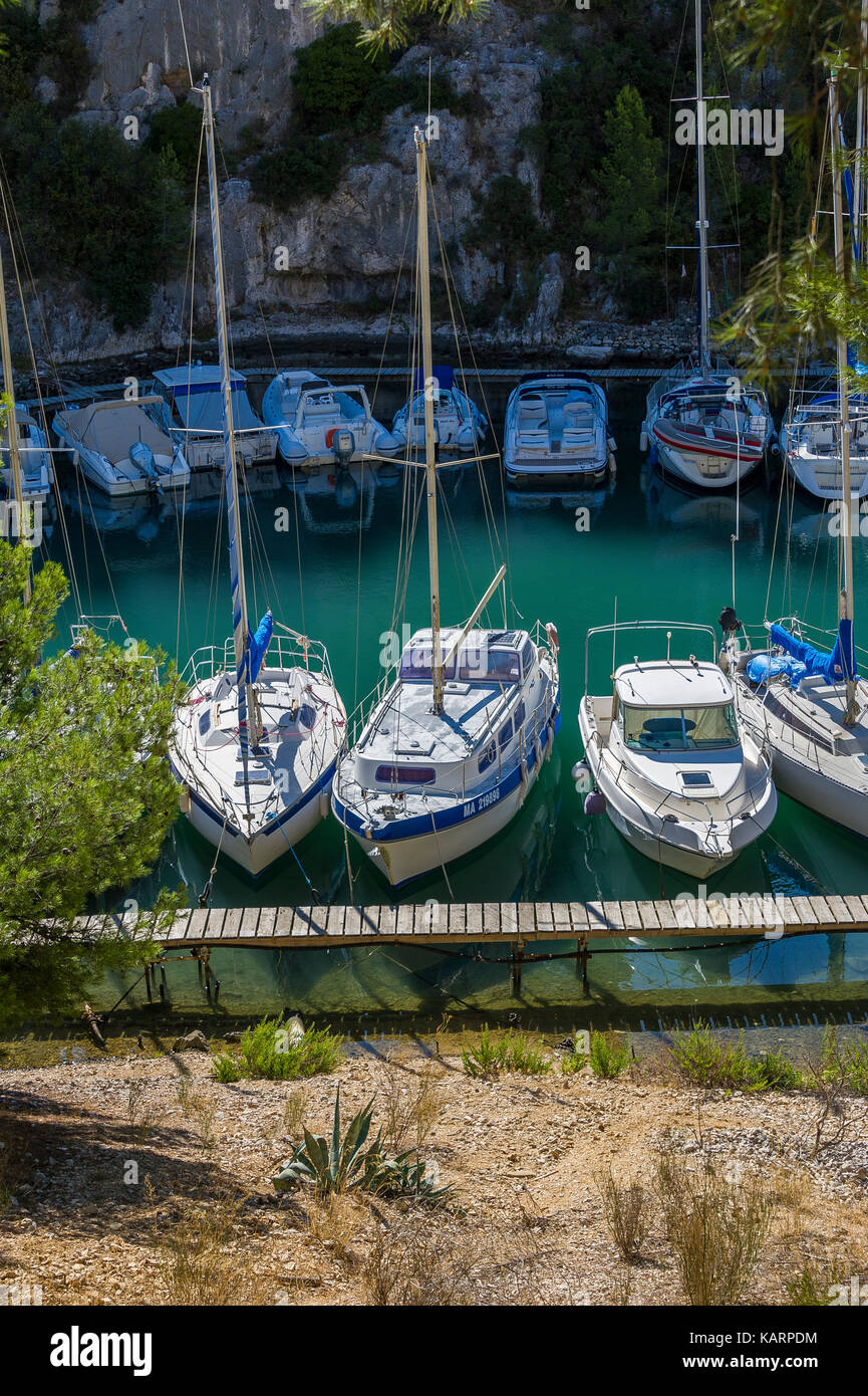 CASSIS, LES CALANQUES, BDR FRANKREICH 13 Stockfoto