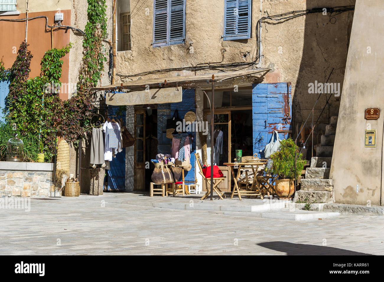 COTIGNAC, PROVENCE VERTE, VAR 83, PACA FRANKREICH Stockfoto