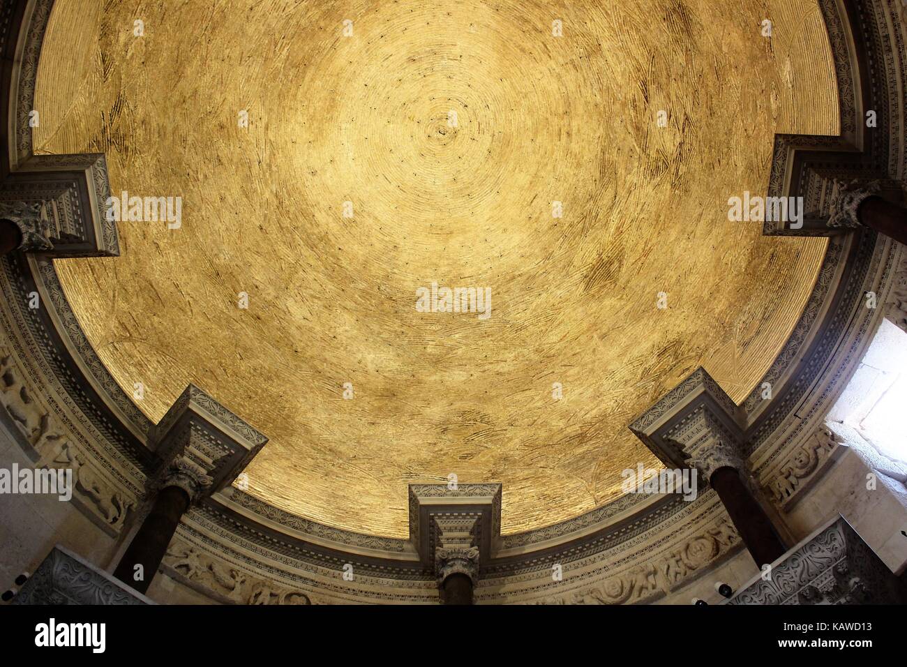 Die Kuppel der Kathedrale San Domino Split Kroatien Stockfoto