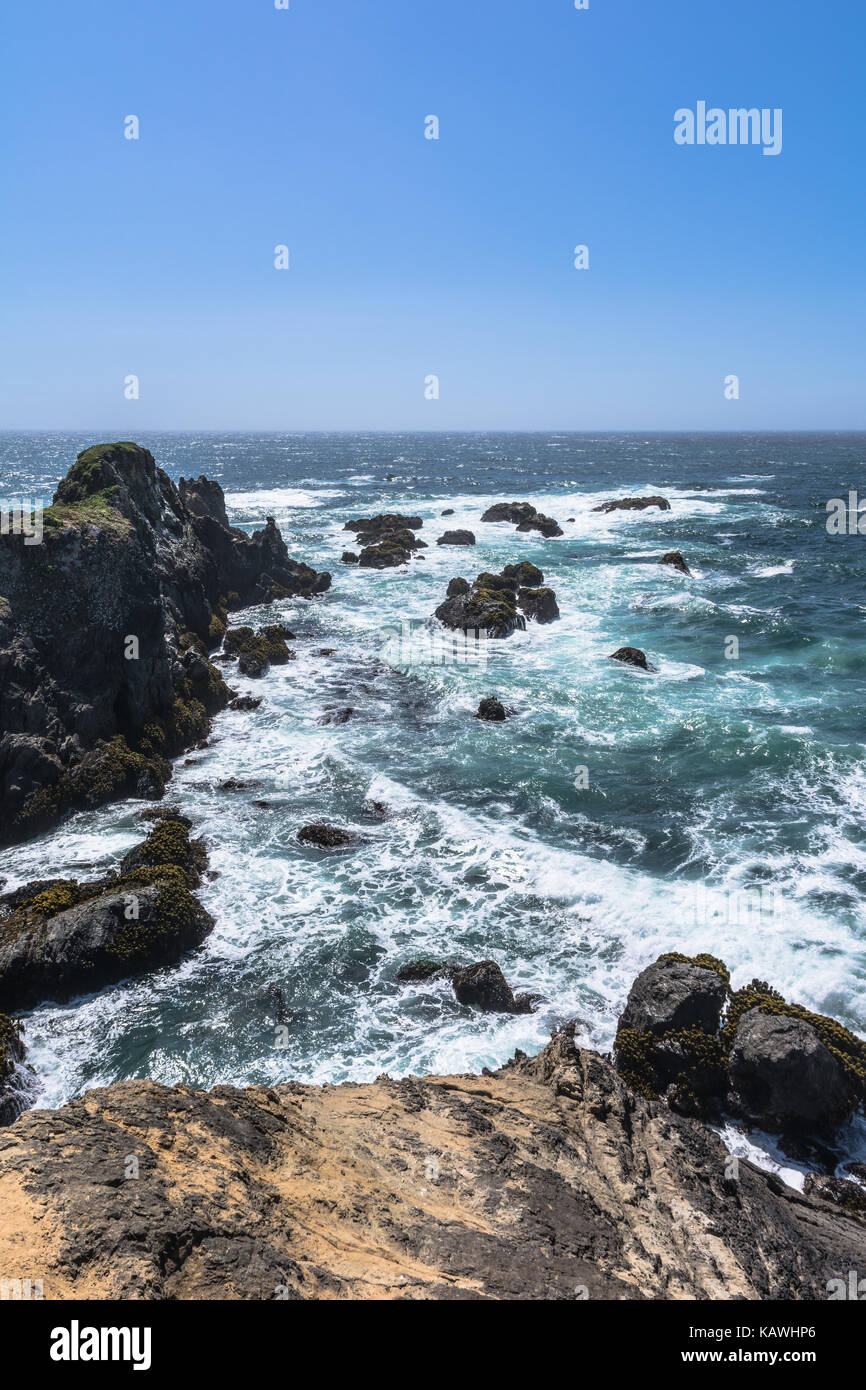 Küste Fort Bragg, Kalifornien Stockfoto