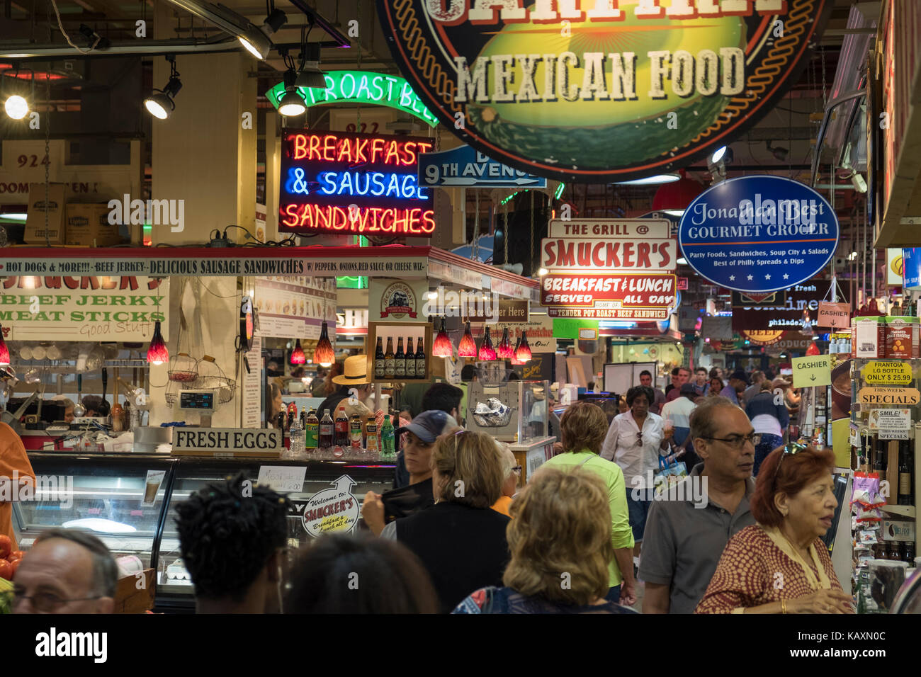 Reading Terminal Market, Philadelphia, PA, USA Stockfoto