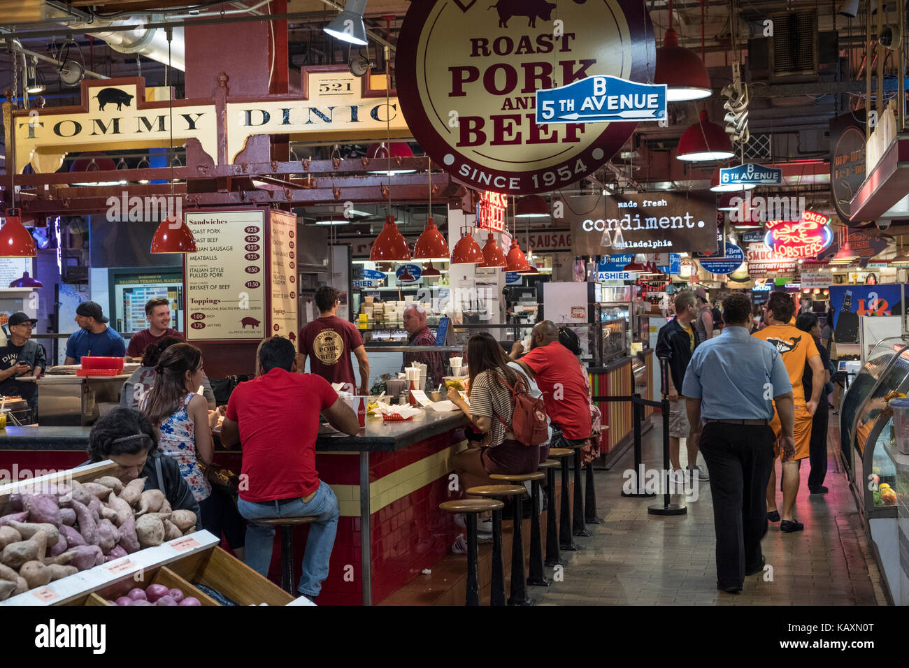 Reading Terminal Market, Philadelphia, PA, USA Stockfoto