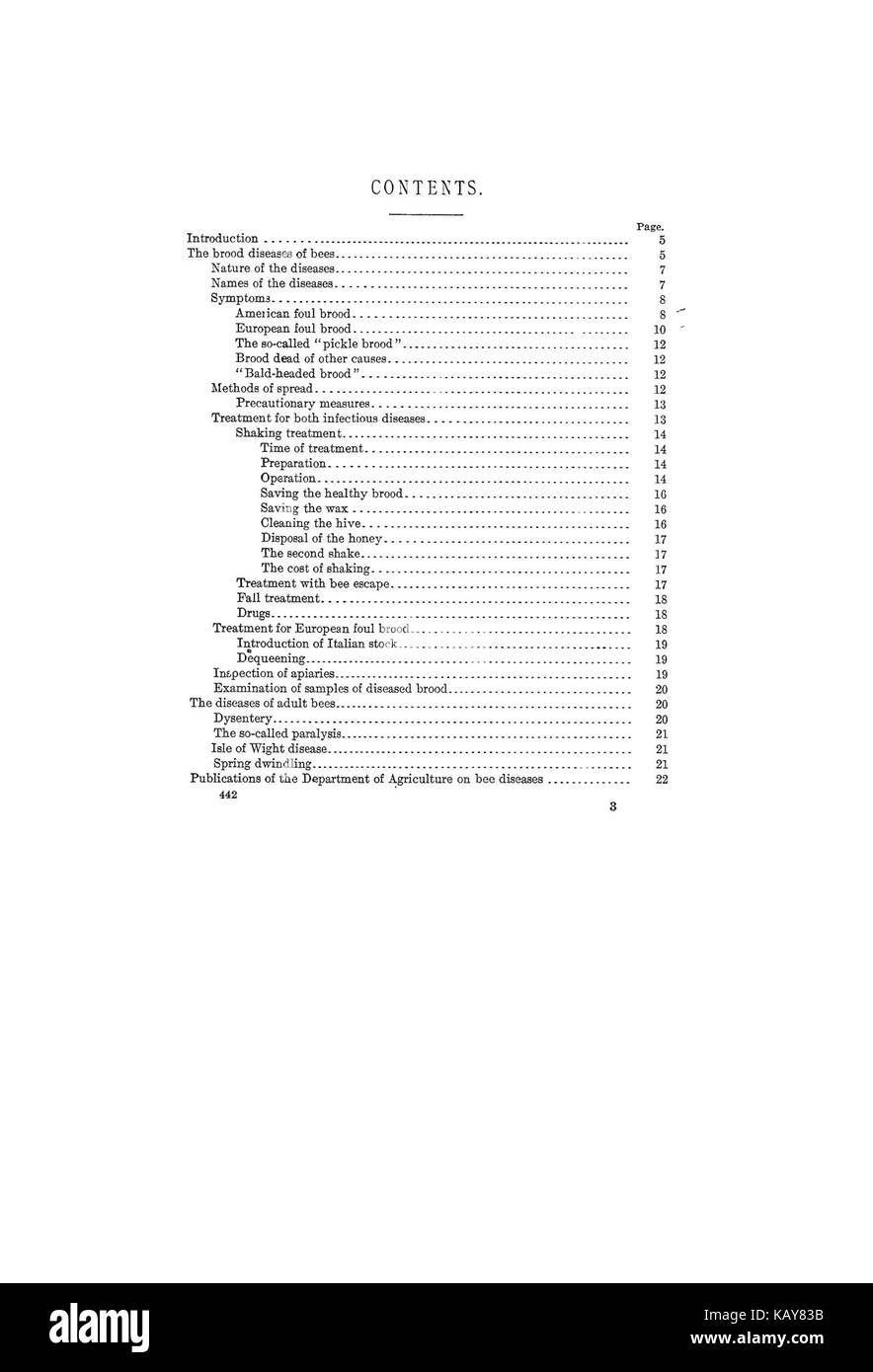 Die Behandlung von Bienenkrankheiten (Seite 3) BHL 42459325 Stockfoto