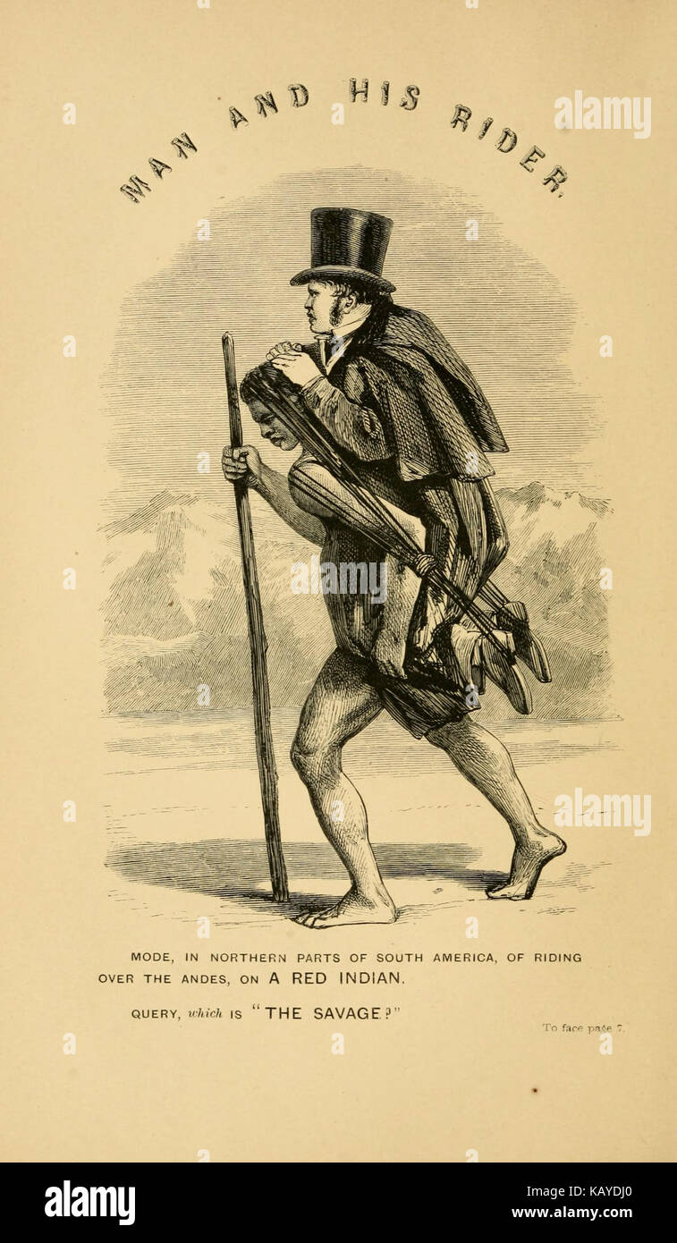 Eine historische Darstellung eines Pferdes und seines Reiters, die die Verbindung zwischen Tier und Mensch zeigt und oft Themen wie Macht, Freiheit und Gesellschaft symbolisiert. Stockfoto