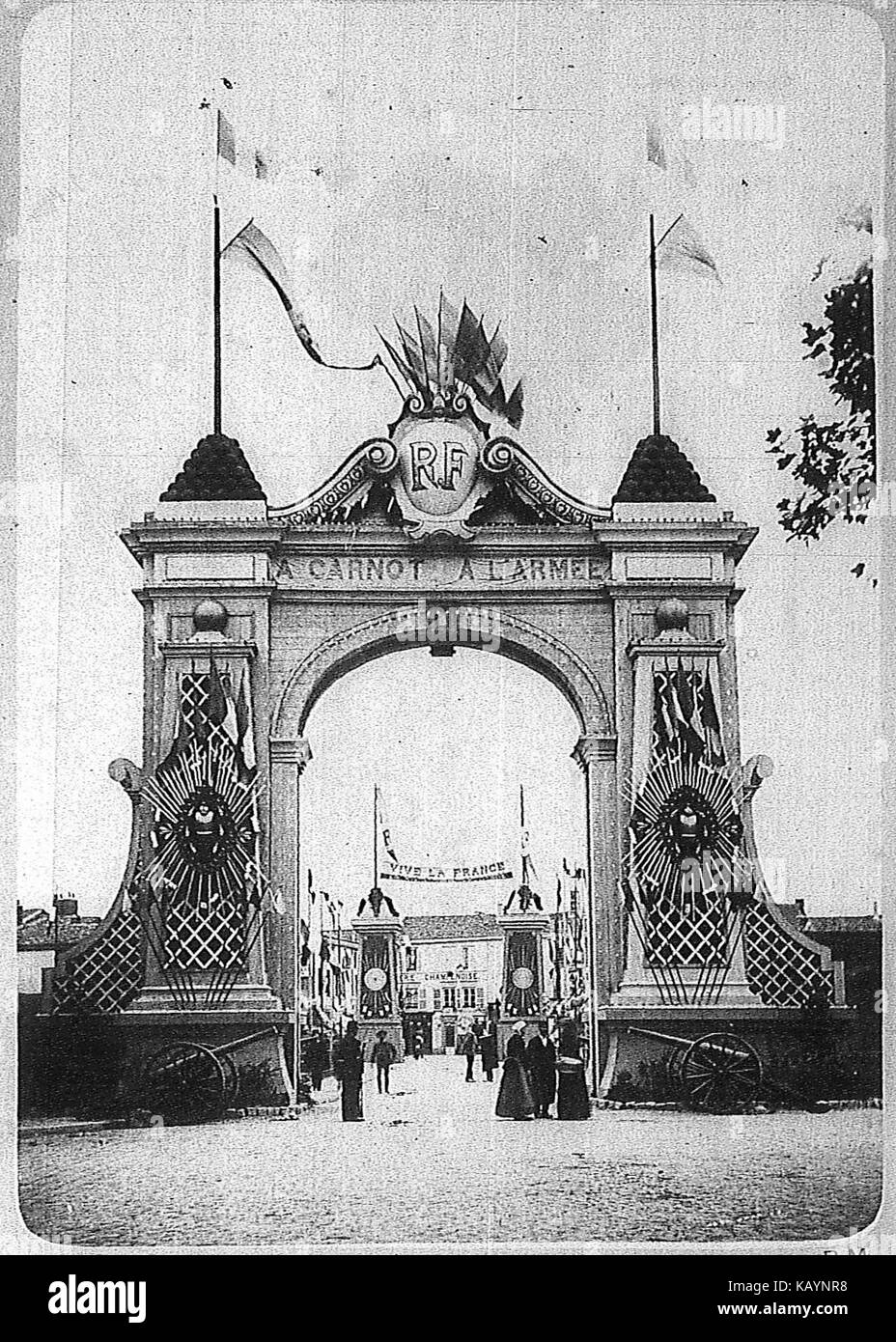 Vitry visite Präsident 1891 bmr 70 093 Stockfoto