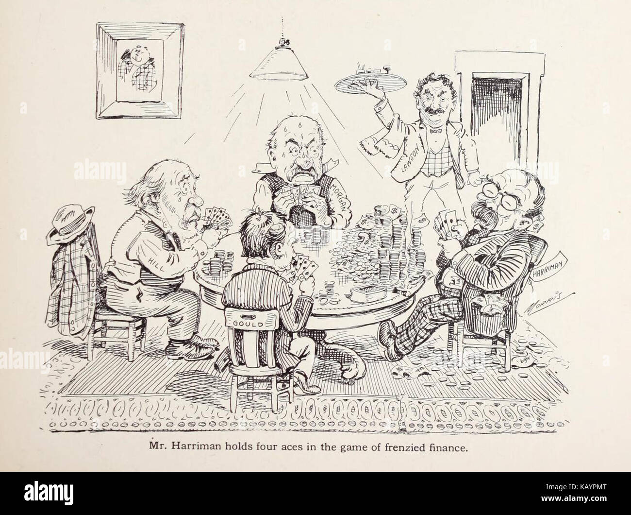 WCMorris Sprecher Review Cartoons 080 Stockfoto
