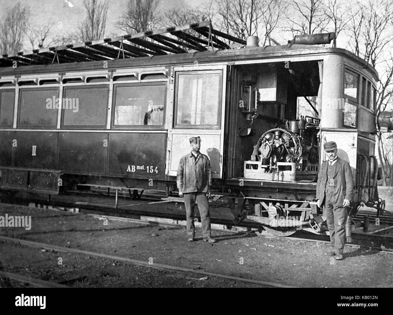 Weitzer ACSEV hybrid railmotor Stockfoto