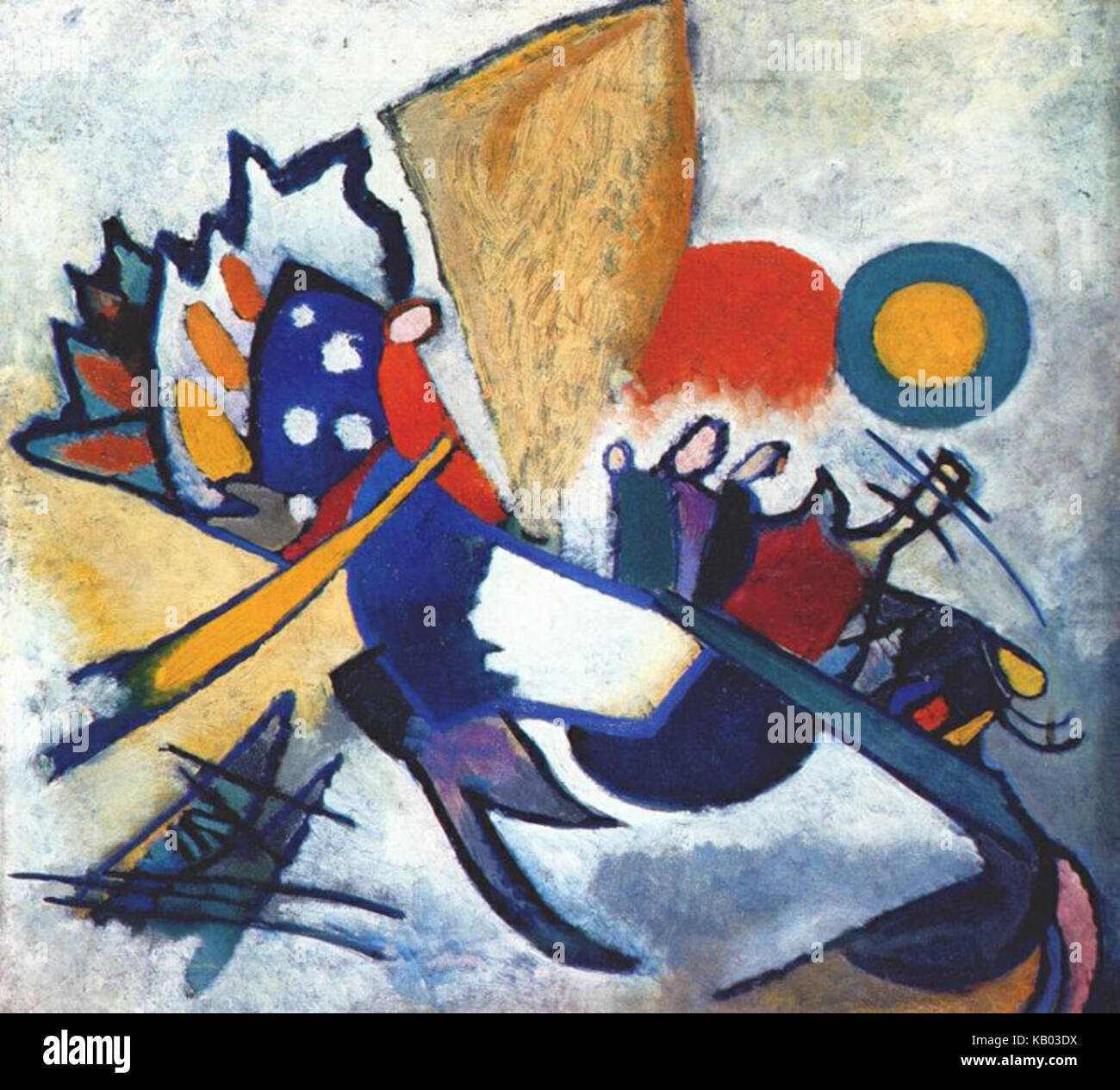 Wassily Kandinsky, 1917 Improvisation 209 Stockfoto