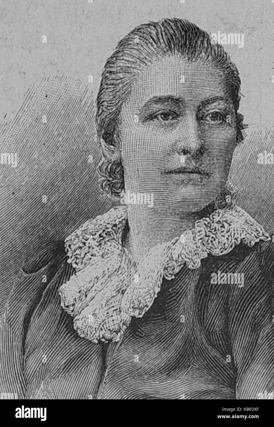 Therese Dahn Gartenlaube 1894 Stockfoto