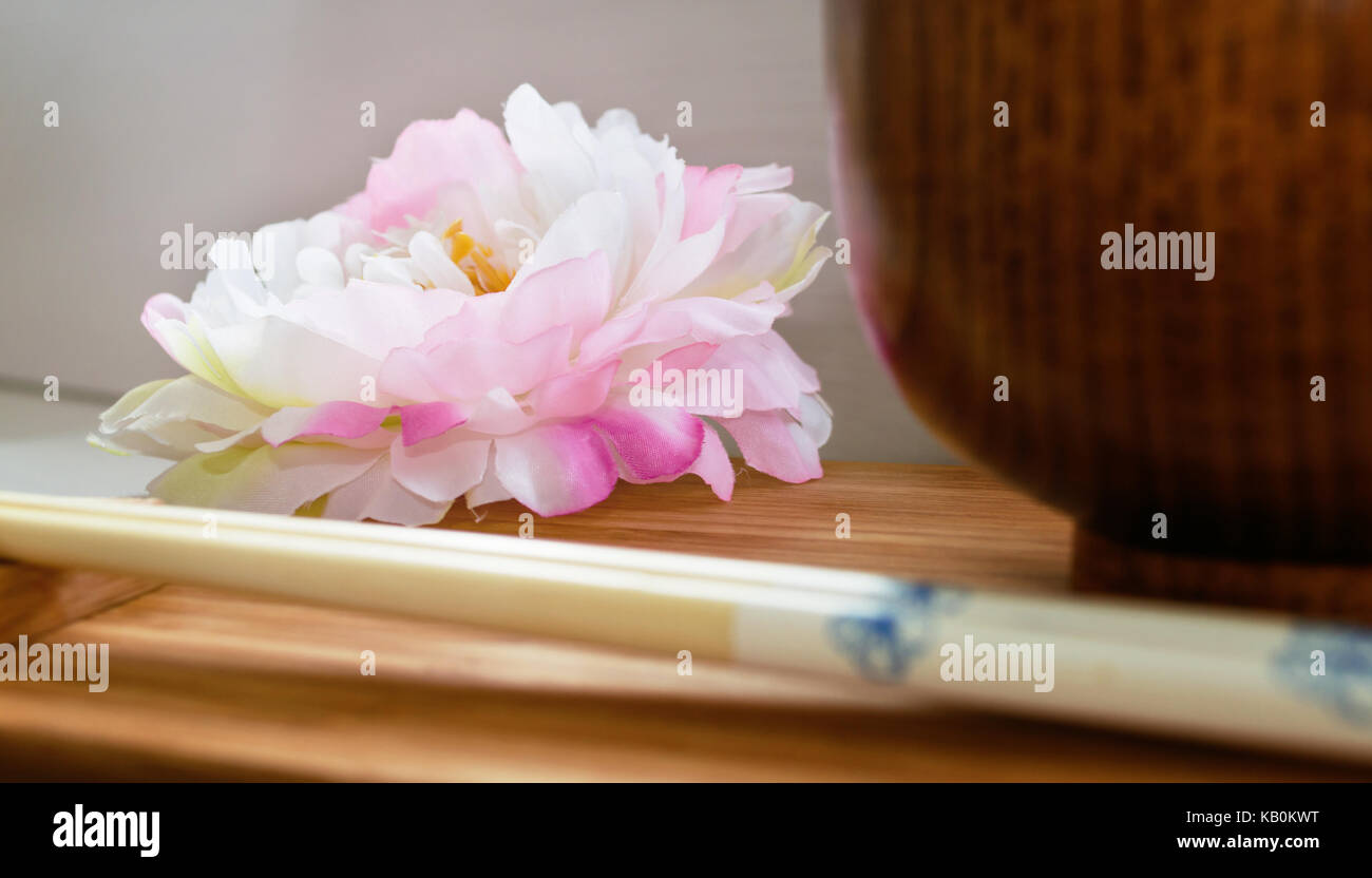 Im japanischen Stil Tabelle Stockfoto