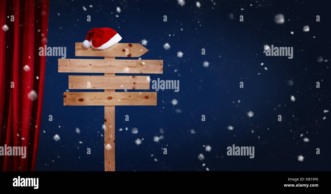 roter Vorhang oder Gardinen auf Bühne Hintergrund Stockfoto