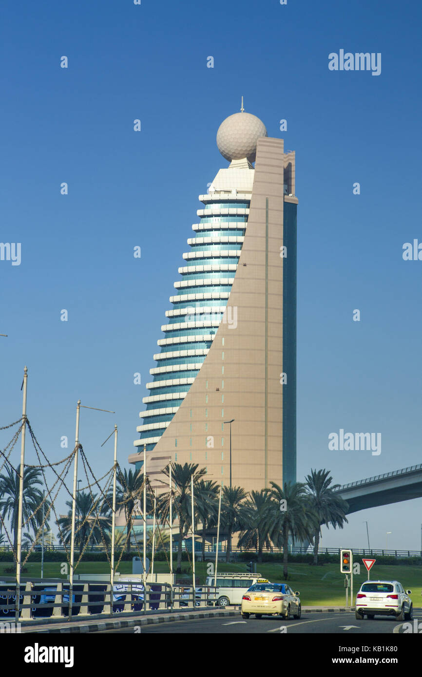 Etisalat Building, Dubai, Stockfoto