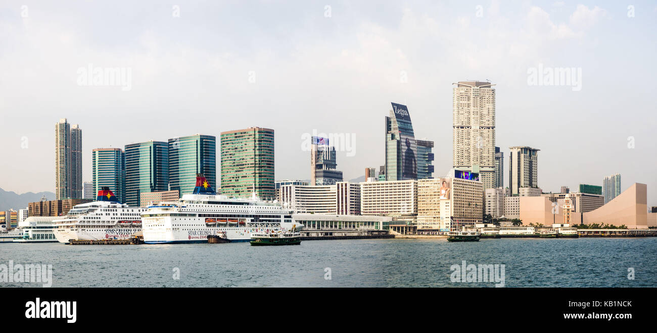 Ship Terminal, Kowloon, Hongkong, Stockfoto