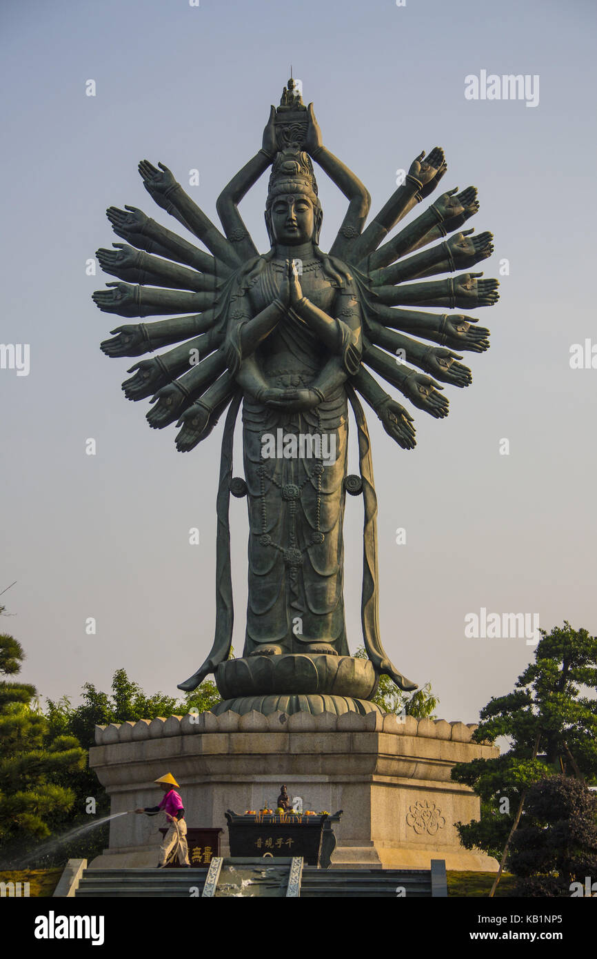 Buddha Statue, Splendid China Park, Shenzhen, Stockfoto