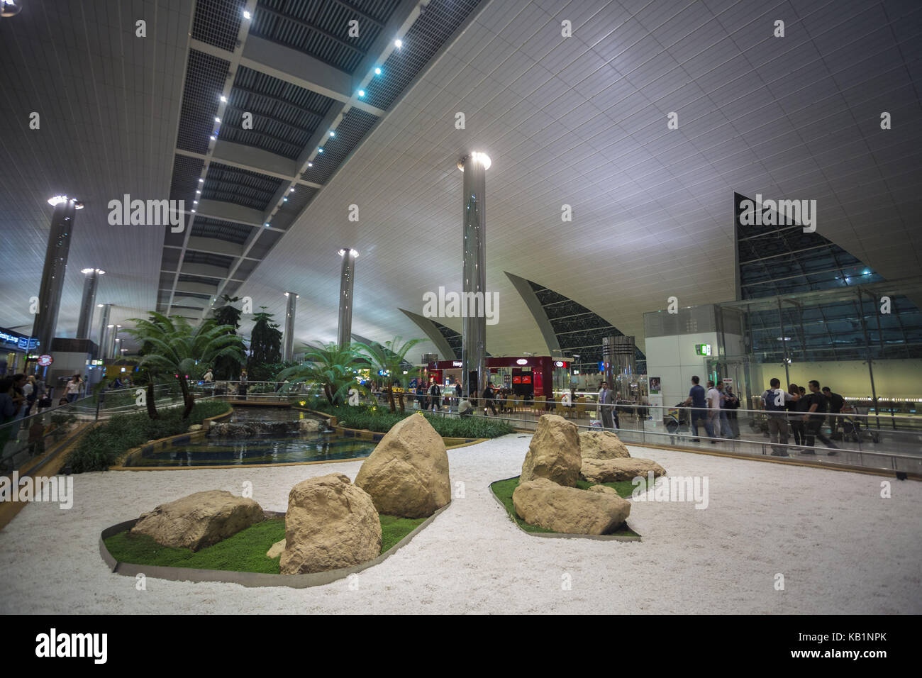 International Airport, Dubai, Stockfoto