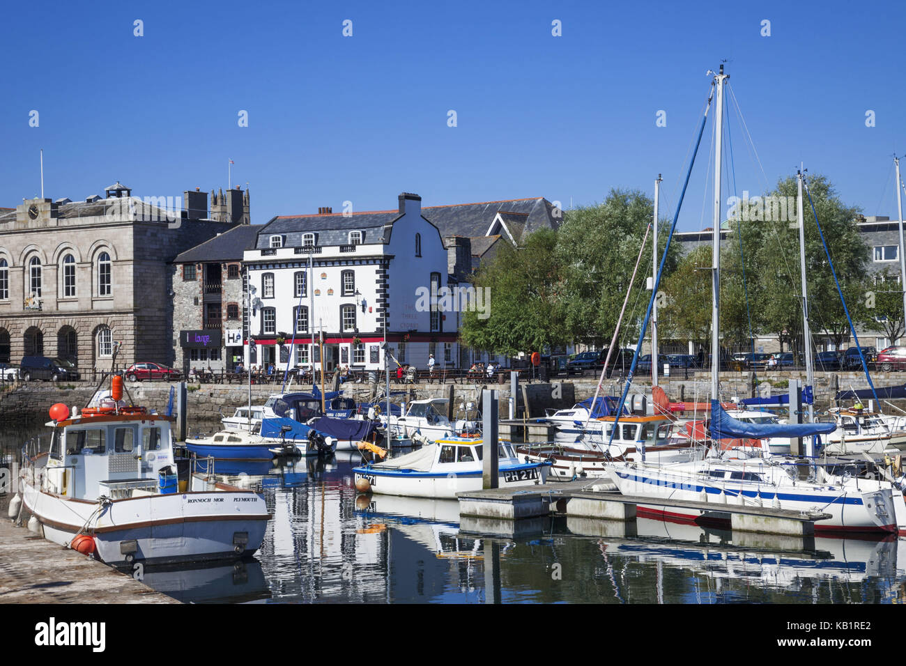 England, Devon, Plymouth, barbican Quay, Hafen, Stockfoto