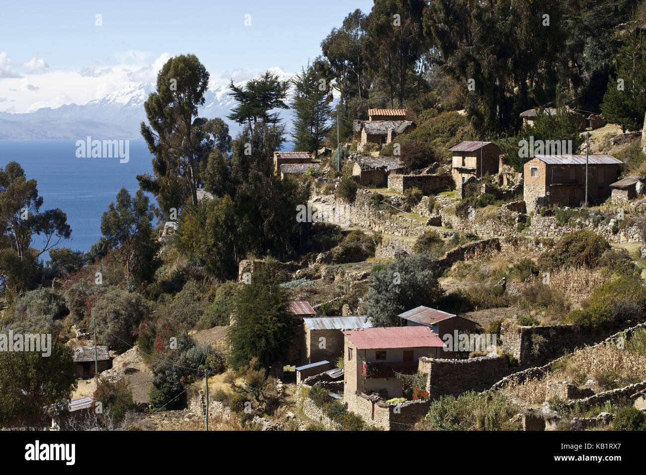 Bolivien, titicacasee, Copacabana, Stockfoto Bolivien, titicacasee, Copacabana, Stockfoto