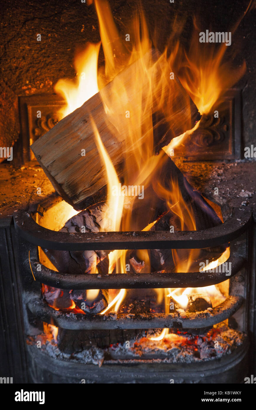 Offenes Feuer, Stockfoto