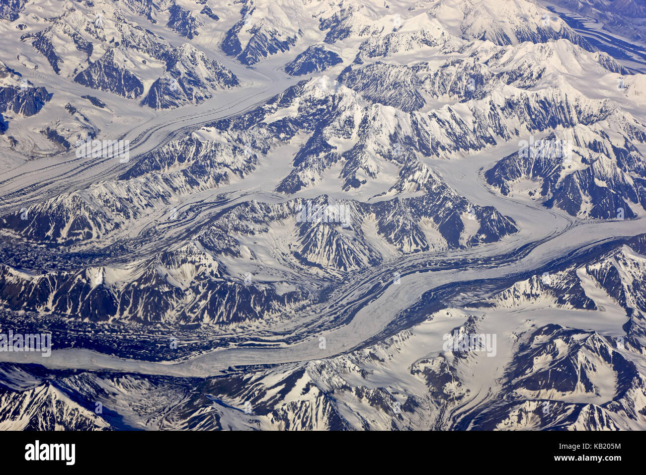 Nordamerika, USA, Alaska, Alaska Range, Alaska Range, Stockfoto