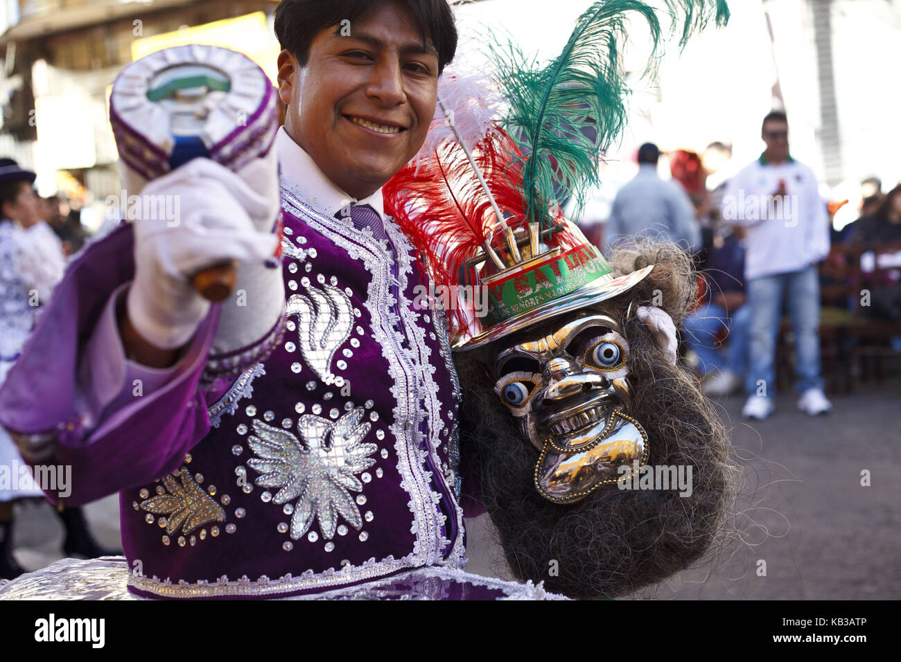 Bolivien, La Paz, Fiesta del Gran Poder, Stockfoto