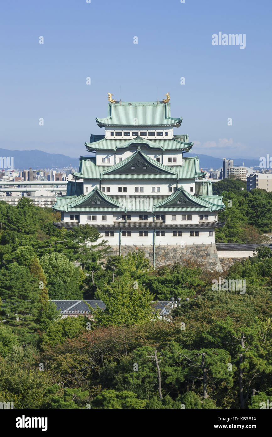 Japan, Honshu, Aichi, Nagoya, Burg Nagoya, Stockfoto