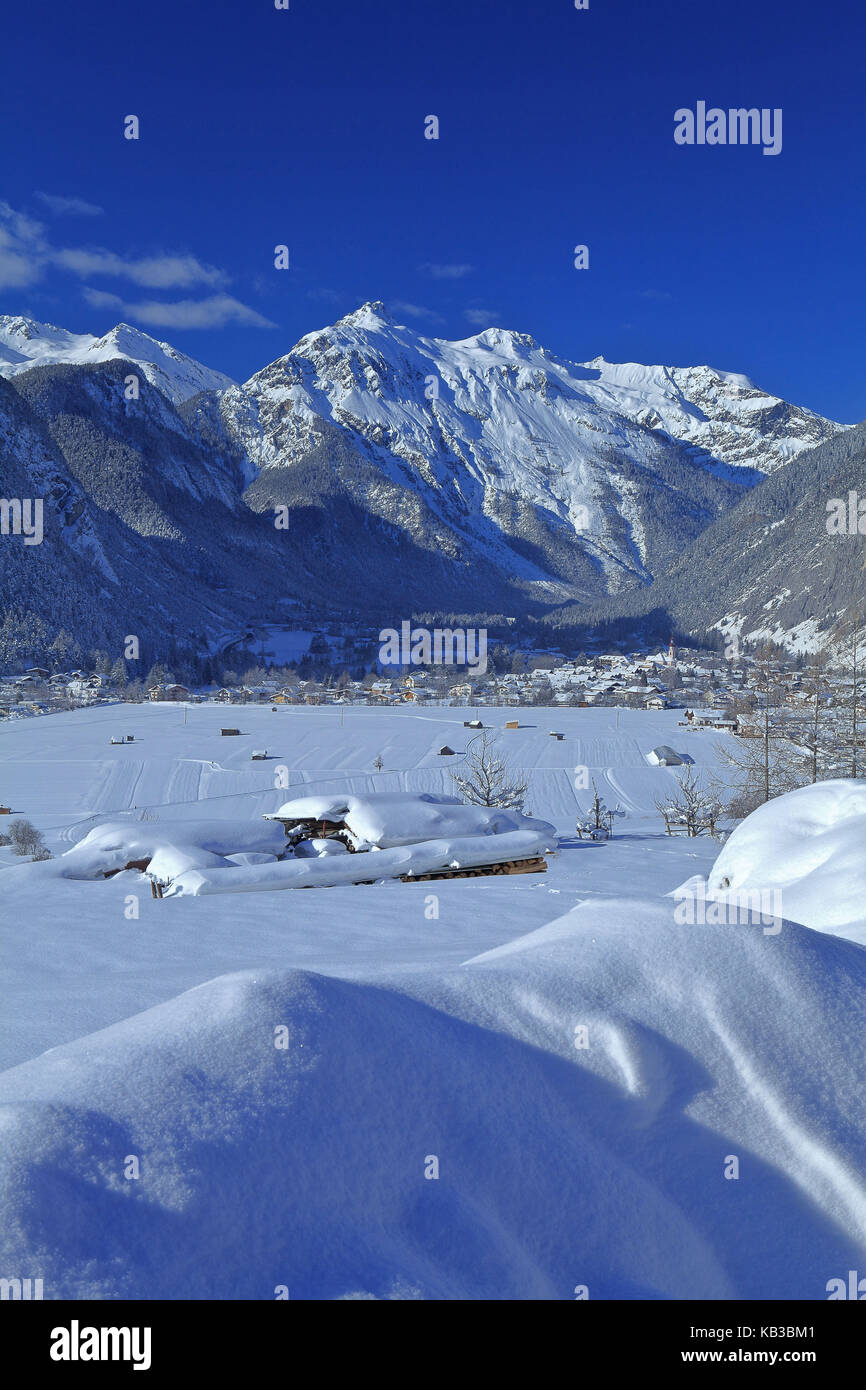 Österreich, Tirol, nassereith, Winterlandschaft, Stockfoto