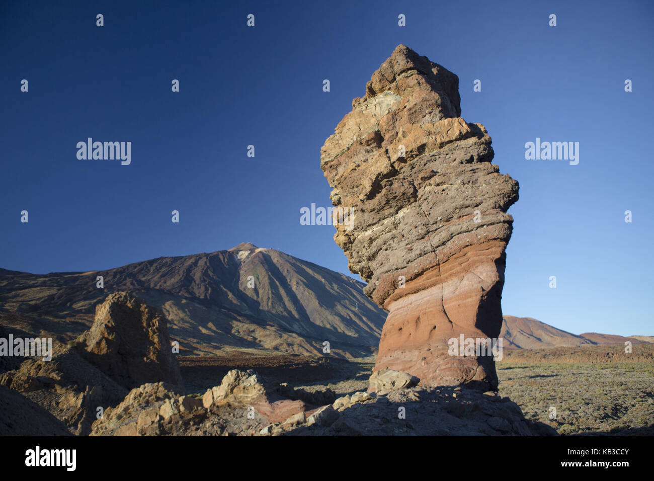 Spanien, Kanarische Inseln, Teneriffa, Teide, Teide Nationalpark, Los Roques de Garcia, Stockfoto
