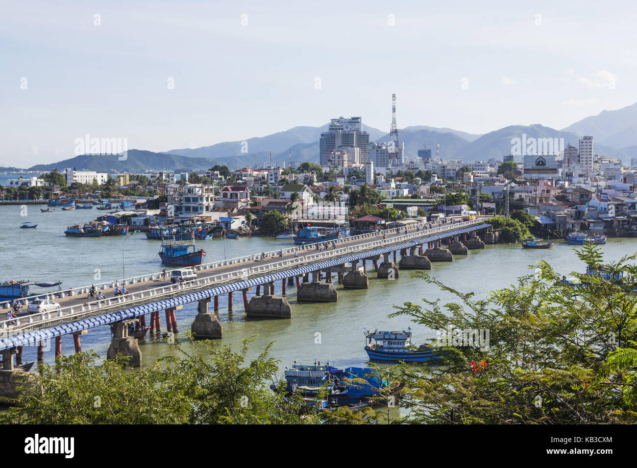 Vietnam, Nha Trang, Stadtbild, Stockfoto
