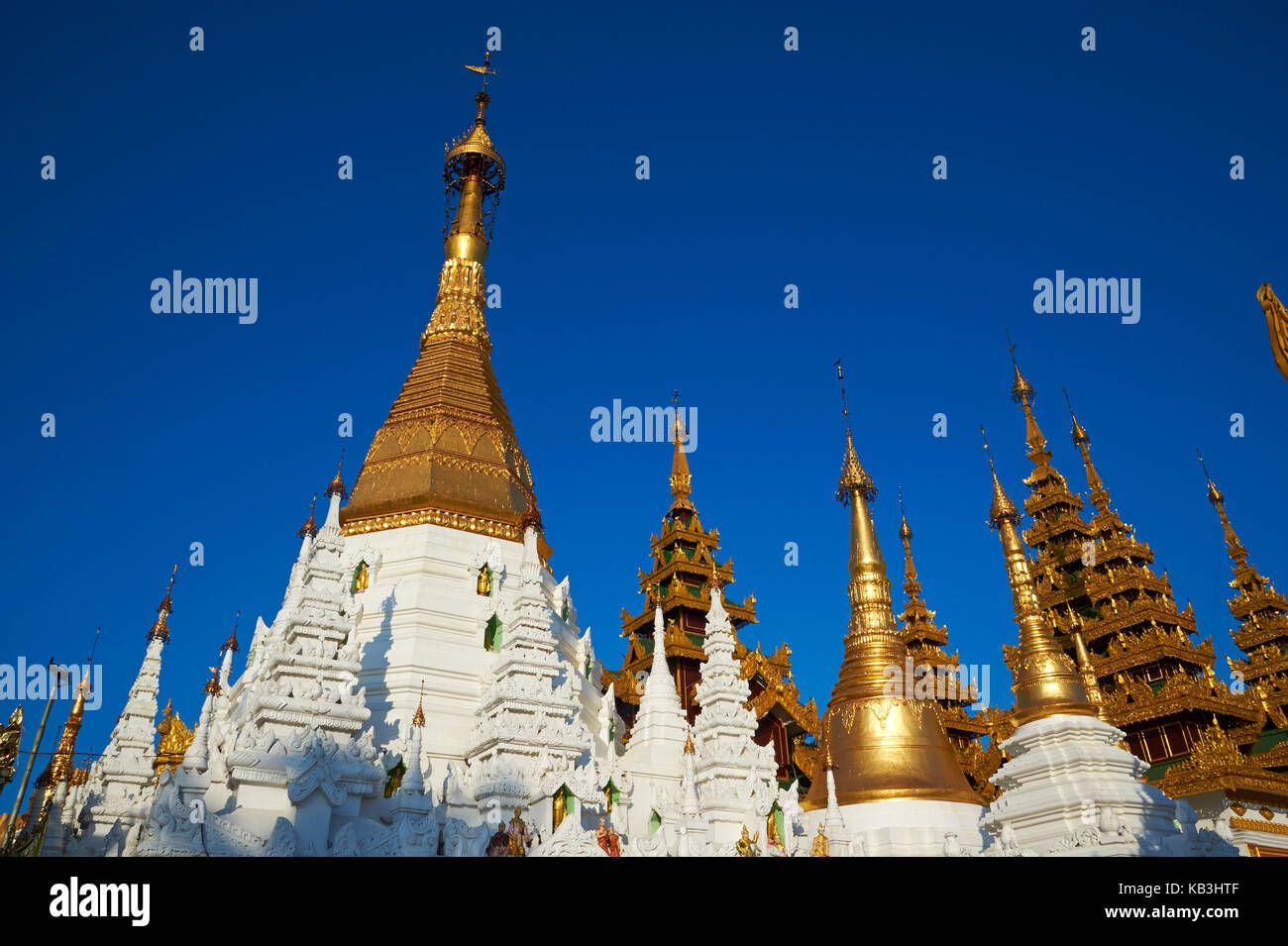 Shwedagon Paya Pagode, Myanmar, Asien, Stockfoto