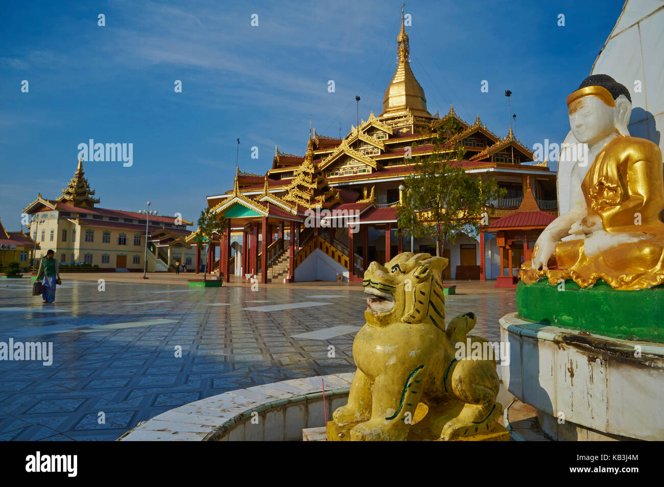 Phaung Daw Oo Paya Tempel, Myanmar, Asien, Stockfoto