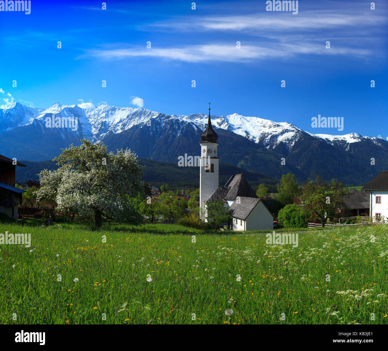 Österreich, Tirol, Wildermieming, Stockfoto