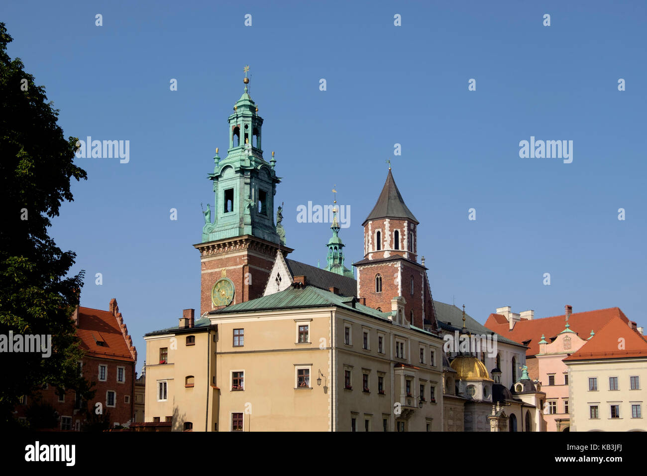 Wawel-Kathedrale in Krakau, Polen, Europa Stockfoto