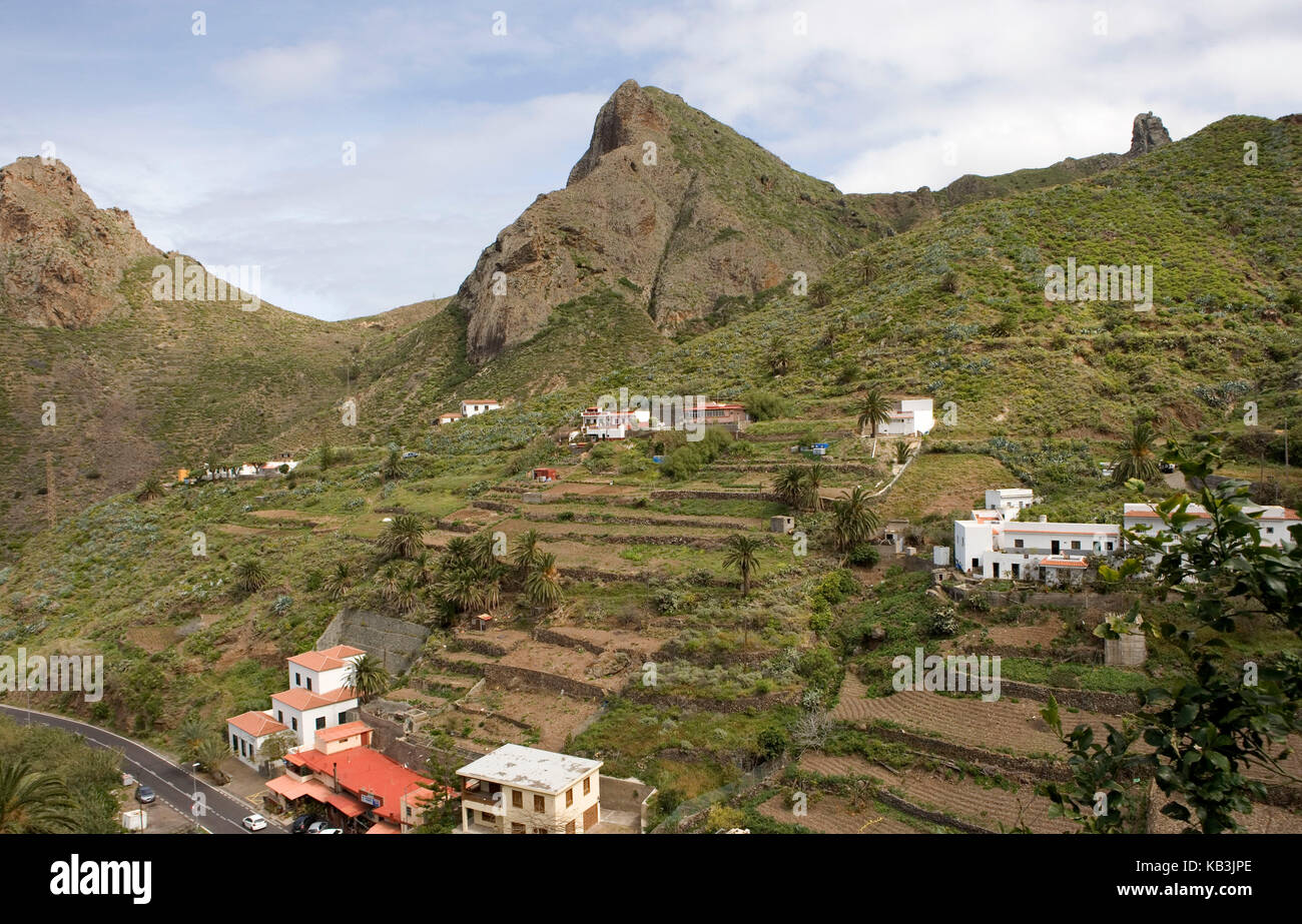 Taganana, Ort im Norden am Hang des Anagagebirge, Stockfoto