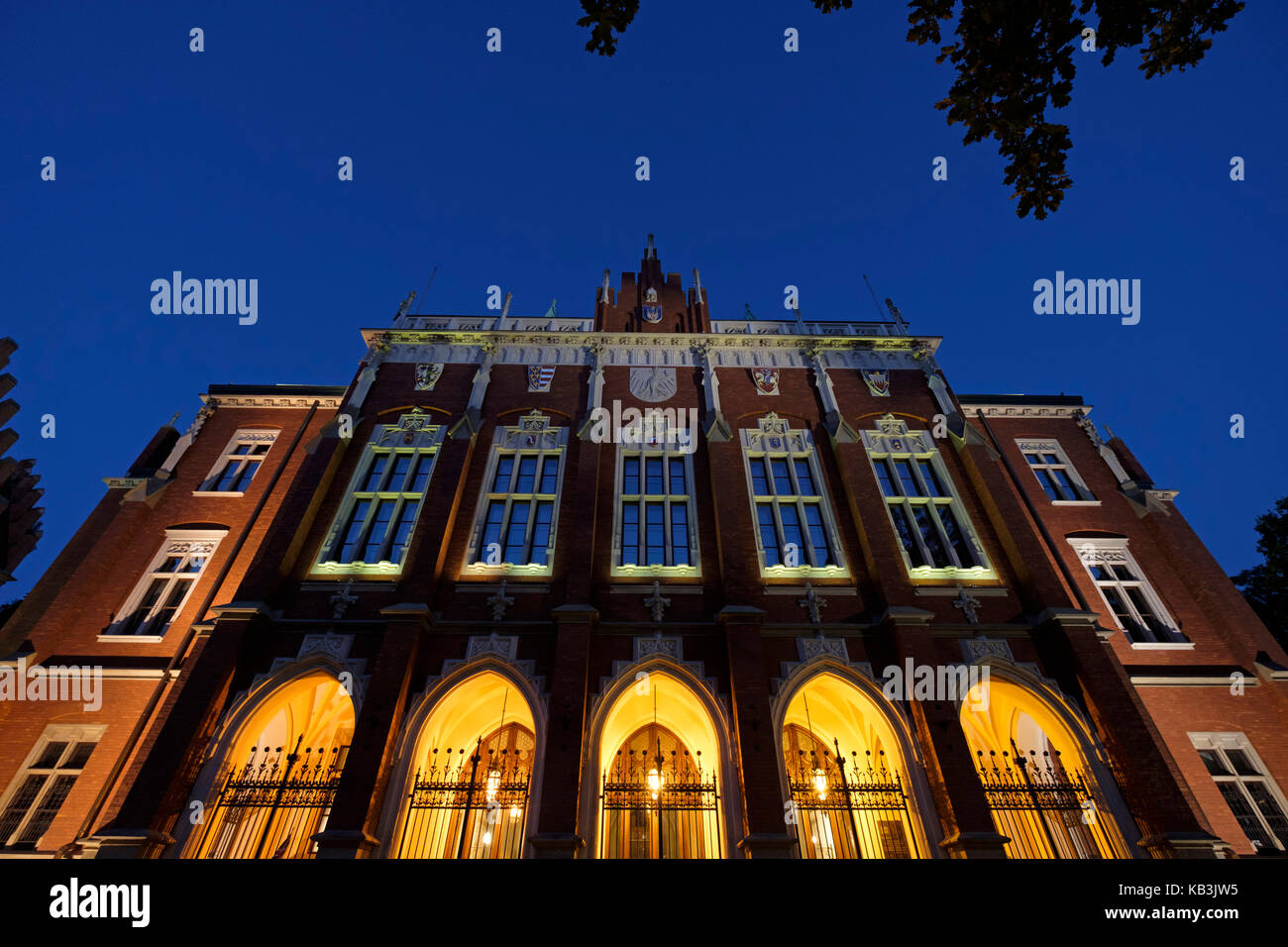 Fakultät für Recht und Verwaltung an der Jagiellonen Universität in Krakau, Polen, Europa Stockfoto