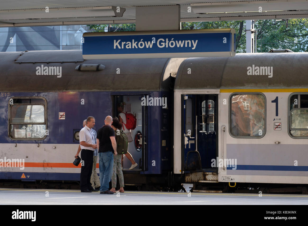 Kraków Główny Bahnhof in Krakau, Polen Stockfotografie Alamy