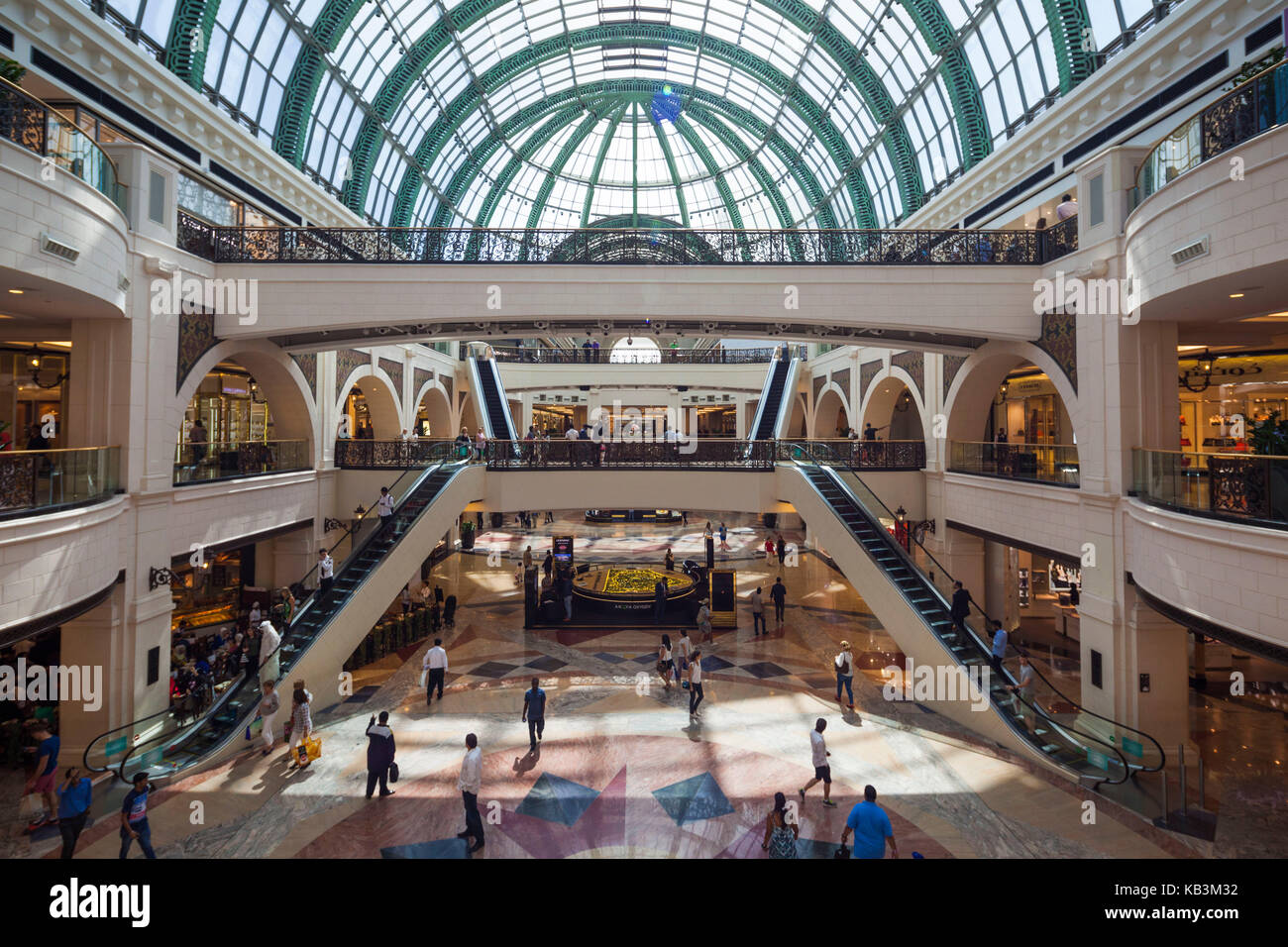 Uae, Dubai, Al Barsha, Mall of the Emirates, Anbauteile innen Stockfoto