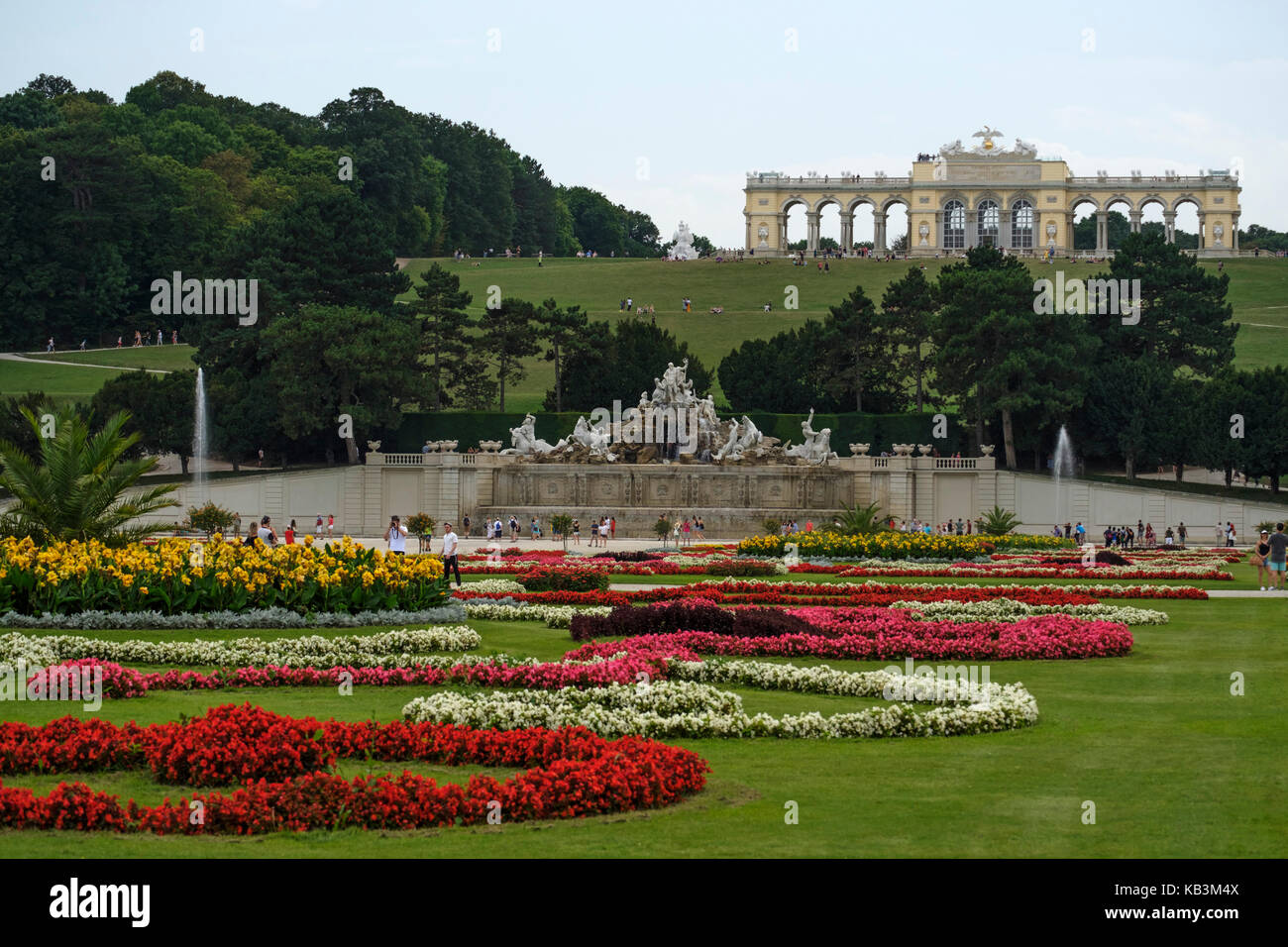 Die Gloriette in Schönbrunn in Wien, Österreich, Europa Stockfoto